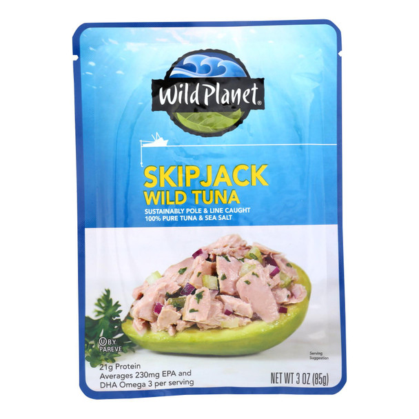 Wild Planet Skip Jack Wild Tuna - Case Of 24 - 3 Oz