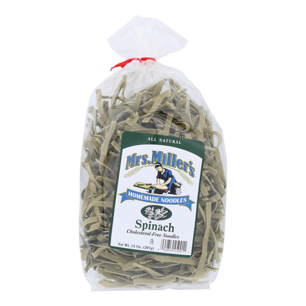 Mrs. Miller's Homemade Noodles - Spinach Noodles - Case Of 6 - 14 Oz.