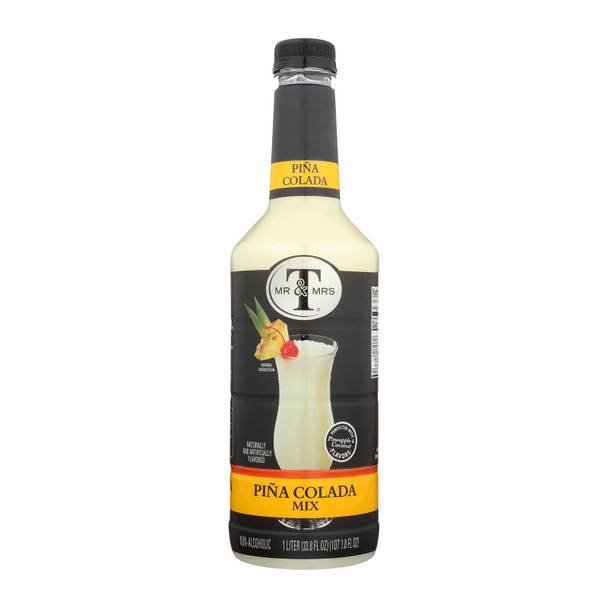 Mr And Mrs T Pina Colada Mix - Case Of 6 - 33.8 Fz