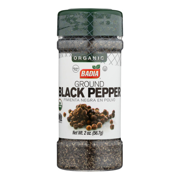 Badia Spices - Spice Black Pepper Ground - Case Of 8-2 Oz