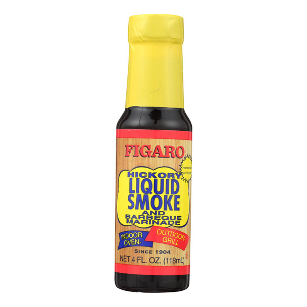 Figaro Liquid Smoke And Barbecue Marinade - Case Of 12 - 4 Fz