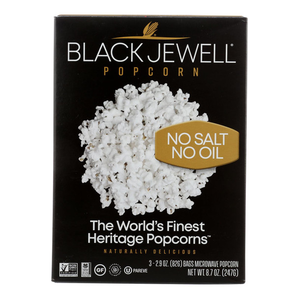 Black Jewell, Microwave Popcorn - Case Of 6 - 8.7 Oz