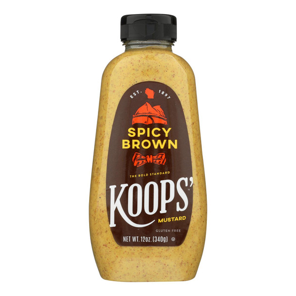 Koops' - Mustard Deli Style - Case Of 12 - 12 Oz