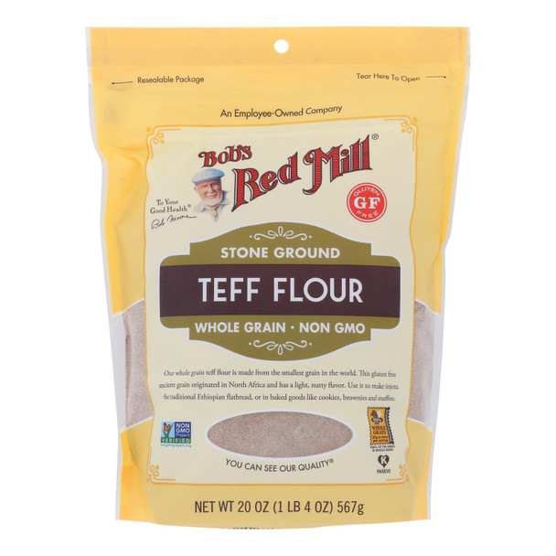 Bob's Red Mill - Flour Teff G/f - Case Of 4-20 Oz