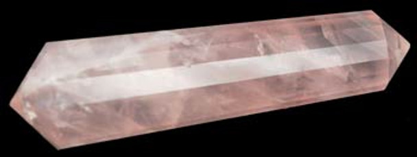 Double Terminated Rose Quartz Point  2"