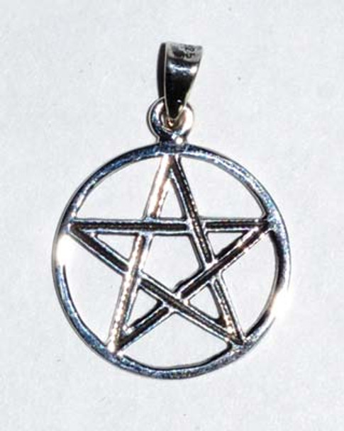 3/4" Pentagram Sterling