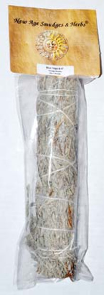 8" Blue Sage Smudge Stick