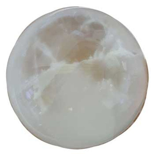 5" White Selenite Gazing Ball