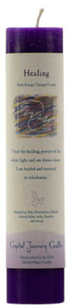 Healing Reiki Charged Pillar Candle