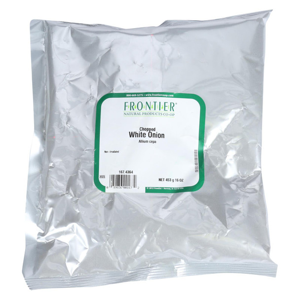 Frontier Herb Onion - Chopped - White - Bulk - 1 Lb