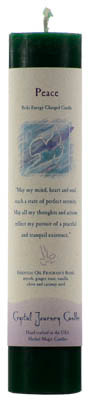 Peace Reiki Charged Pillar Candle