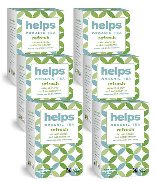 Help Organic Tea - Functional Tea Refrsh - Case Of 6-16 Bag