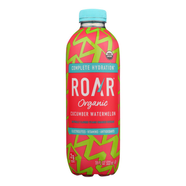 Roar Organic - Water Cucumber Watermelon - Case Of 12-18 Fz