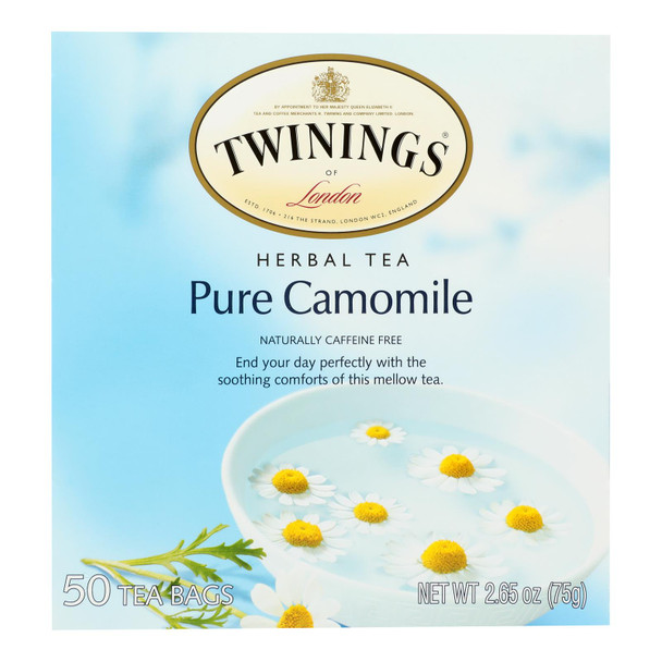 Twinings Tea - Tea Pure Chamomile - Case Of 6 - 50 Bag