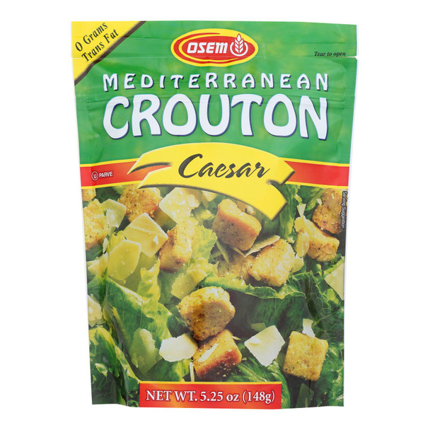 Osem - Croutons Caesar - Case Of 8 - 5.25 Oz