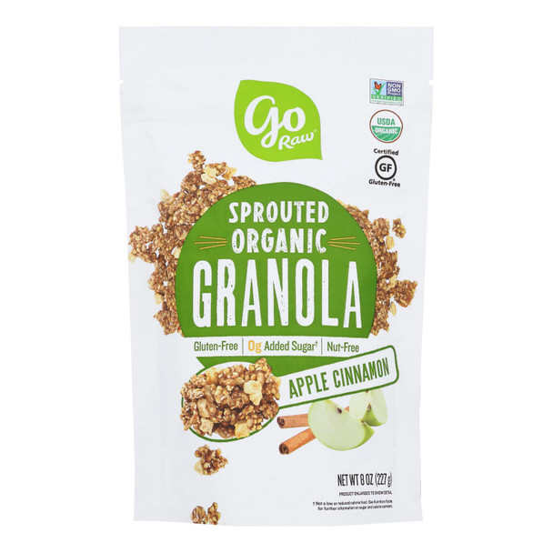 Go Raw - Sprouted Granola Apple Cinnamon - Case Of 6-8 Oz