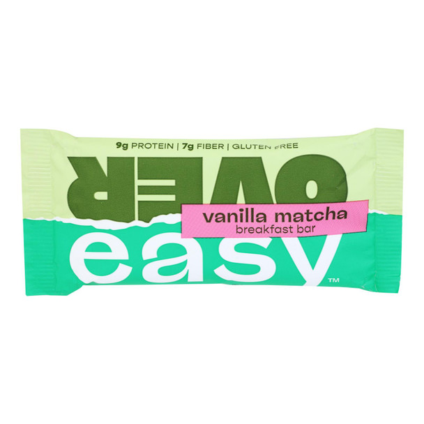 Over Easy - Breakfast Bar Vanilla Matcha - Case Of 12 - 1.8 Oz