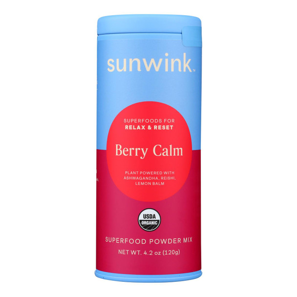 Sunwink - Mix Berry Calm Superfood Powder - 1 Each 1-4.2 Zo