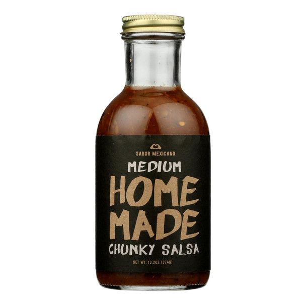 Sabor Mexicano - Salsa Homemade Medium Chunky - Case Of 6-13.2 Oz