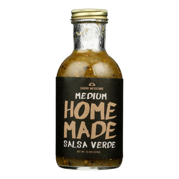 Sabor Mexicano - Salsa Homemade Medium Verde - Case Of 6-13.2 Oz
