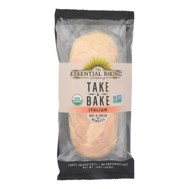 Essential Baking Company - Bread Take & Bake Italian - Case Of 16 - 16 Oz