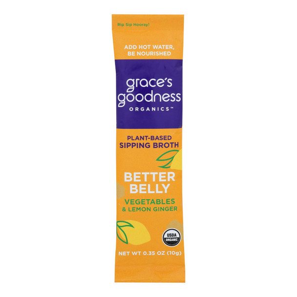 Grace's Goodness - Broth Sip Better Bely - Case Of 18-.35 Oz