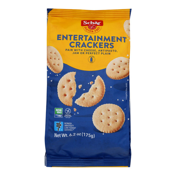 Schar - Crackers Entertain Gluten Free - Case Of 5-6.2 Oz