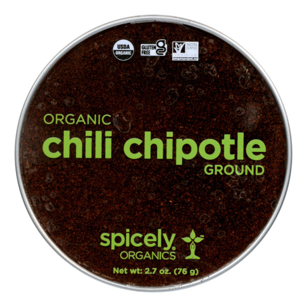 Spicely Organics - Chili Chipotle Og2 Ground - Cs Of 2-2.7 Oz