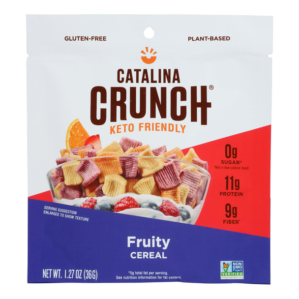 Catalina Crunch - Single Serve Cereal Fruity - Case Of 24-1.27 Oz