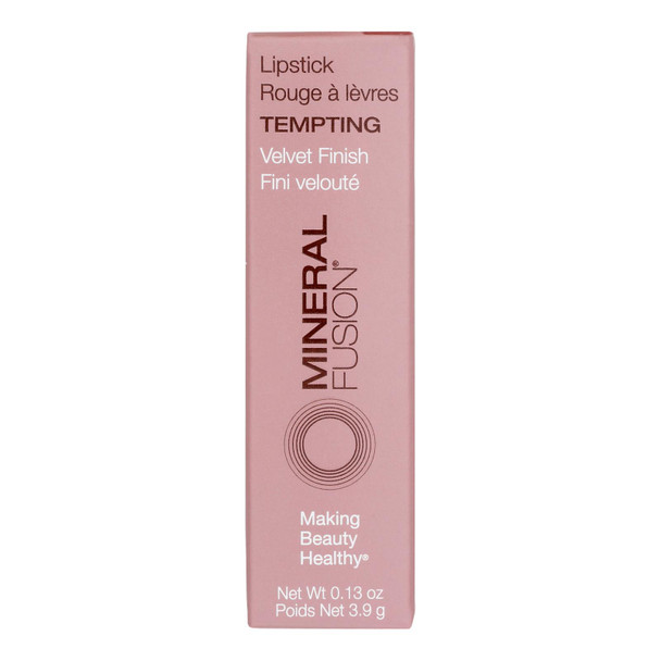 Mineral Fusion - Lipstick Tempting - 1 Each-.137 Oz
