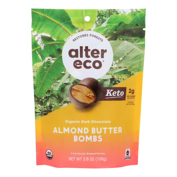 Alter Eco - Bombs Almond Butter - Case Of 8-3.8 Oz