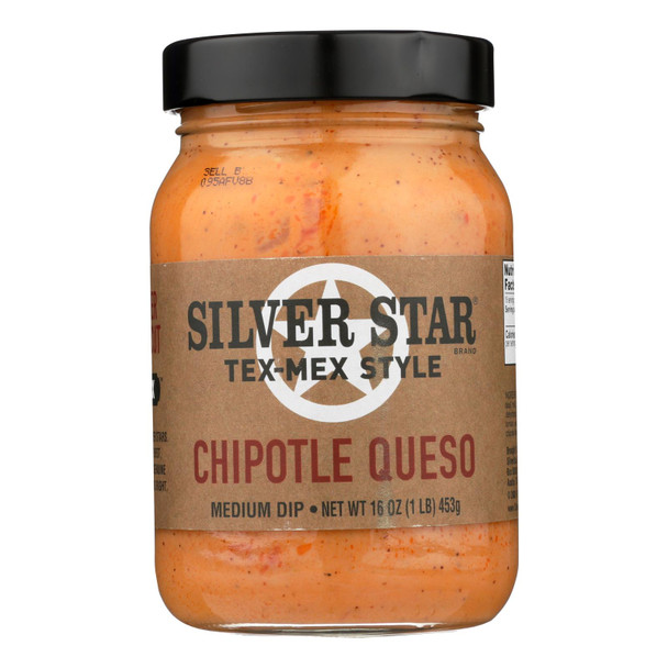 Silver Star - Salsa Chipotle Queso Dip - Case Of 6 - 16 Oz