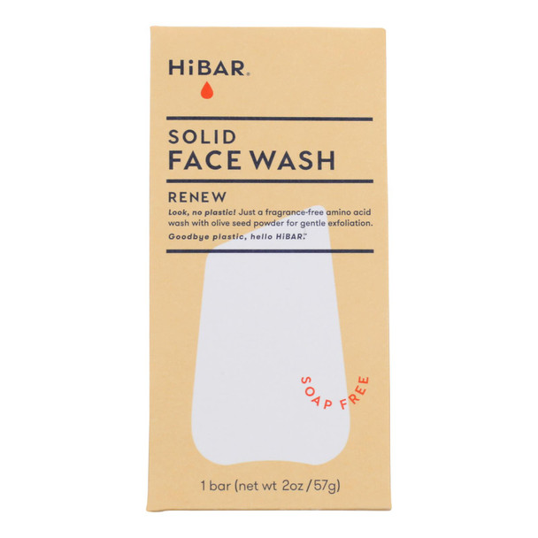 Hibar Inc - Face Wash Renew Solid - 1 Each-2 Oz