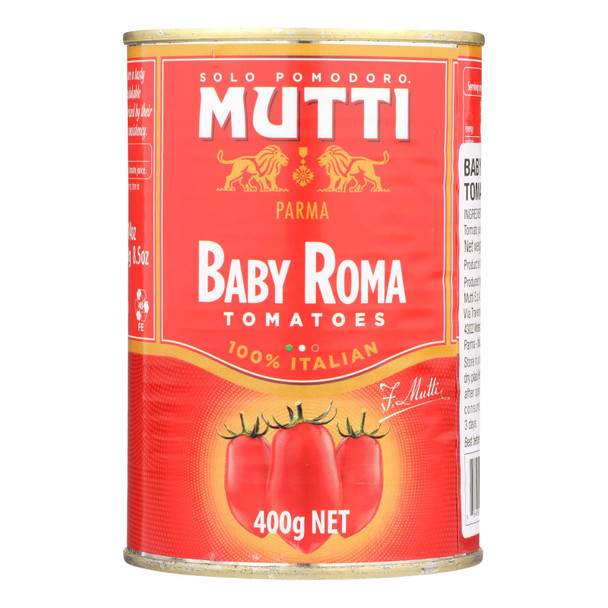 Mutti Parma, Baby Roma Tomatoes - Case Of 12 - 14 Oz