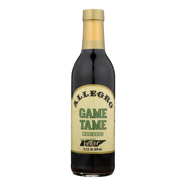Allegro Marinade, Game Tame  - Case Of 6 - 12.7 Fz