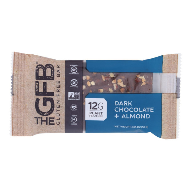 The Gfb - Bar Dark Chocolate Almond Gluten Free - Case Of 12-2.05 Oz