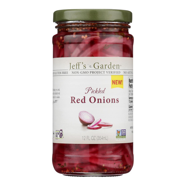 Jeff's Garden - Onions Pickled Red - Case Of 6-12 Fz