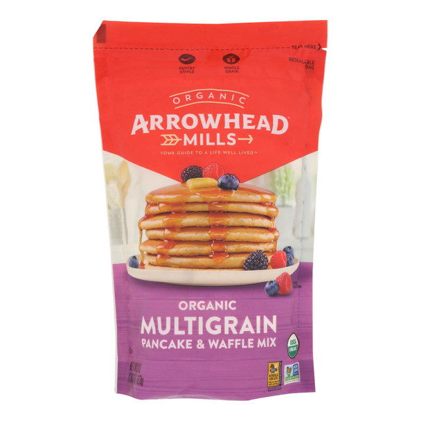 Arrowhead Mills - Pancake Mix Multigrain - Case Of 6-22 Oz