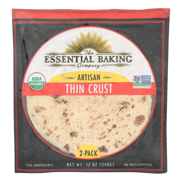 Essential Baking Company - Pizza Crust Thin Crust - Case Of 10 - 12 Oz