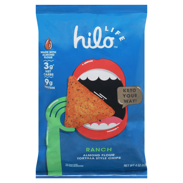 Hilo Life - Chips Tortilla Ranch - Case Of 6-4 Oz