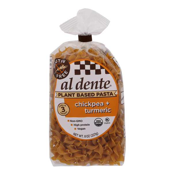 Al Dente - Pasta Chickpea Turmeric - Case Of 6-8 Oz