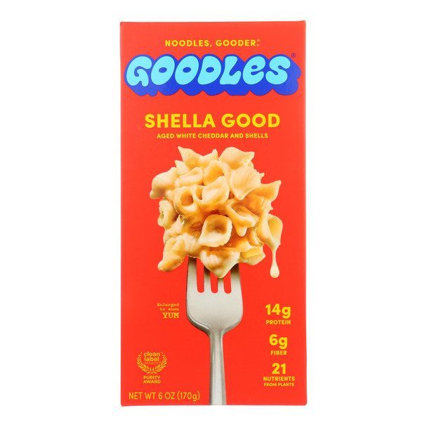 Goodles - Mac & Cheese Shella Good - Case Of 12-6 Oz