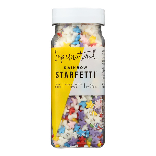 Supernatural - Sprinkle Rainbow Starfetti - Case Of 6-3 Oz