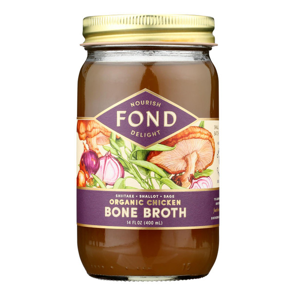 Fond Bone Broth - Bone Broth Yth Tnic Sht - Case Of 4-14 Fz