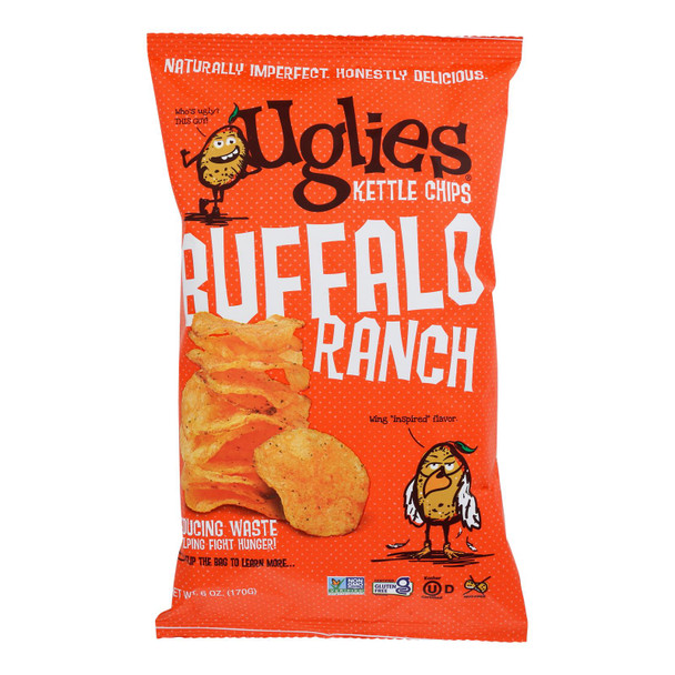 Uglies - Pot Chips Buffalo Ranch - Case Of 12-6 Oz