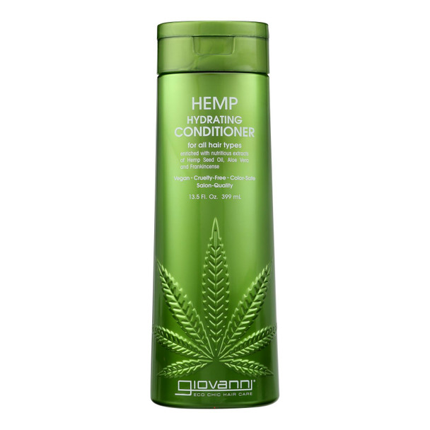 Giovanni Hair Care Products - Hemp Conditioner Hydrating - 1 Each-13.5 Fz