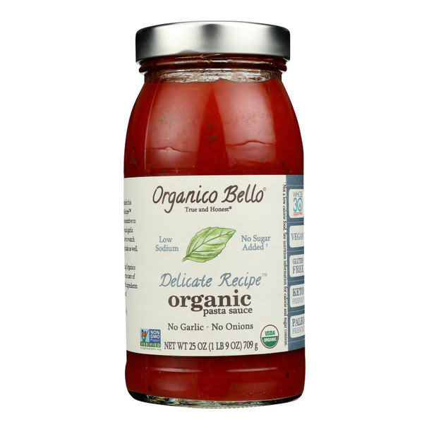 Organico Bello - Sauce Delicate Rcpe - Case Of 6-25 Oz