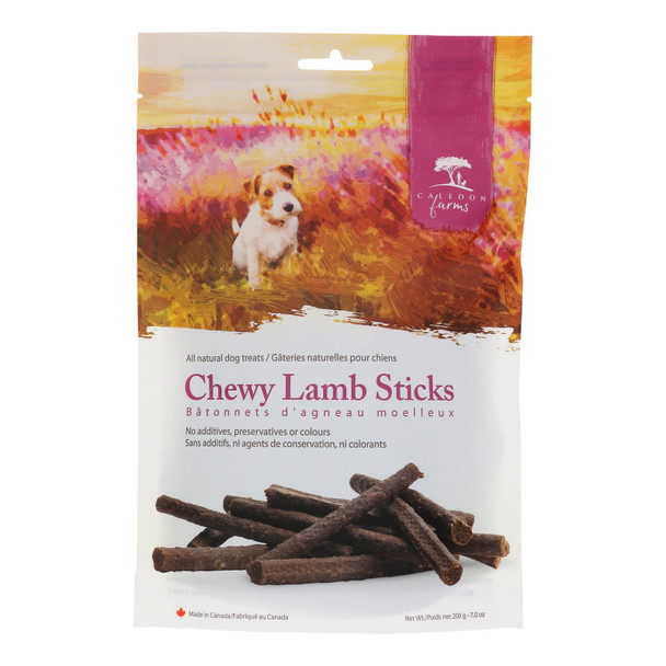 Caledon Farms - Dog Trt Chewy Lamb Stick - Case Of 4-7 Oz