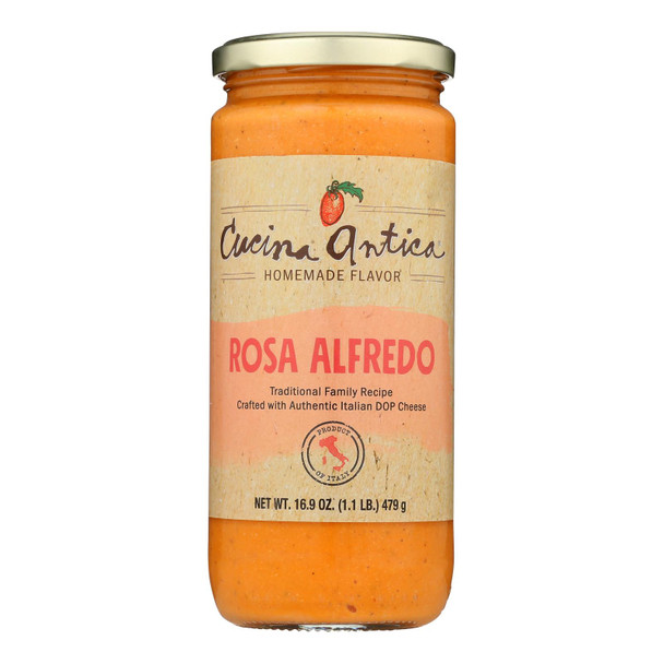 Cucina Antica - Alfredo Sauce Rosa - Case Of 6-16.9 Oz