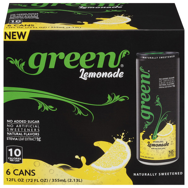 Green - Sparkling Lemonade - Case Of 4-6/12 Fz